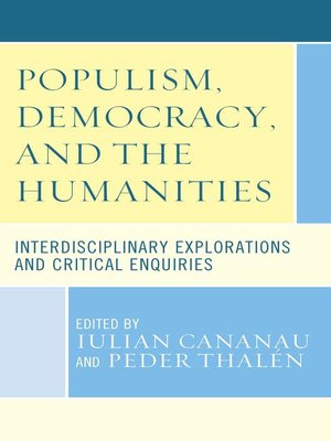 cover image of Populism, Democracy, and the Humanities